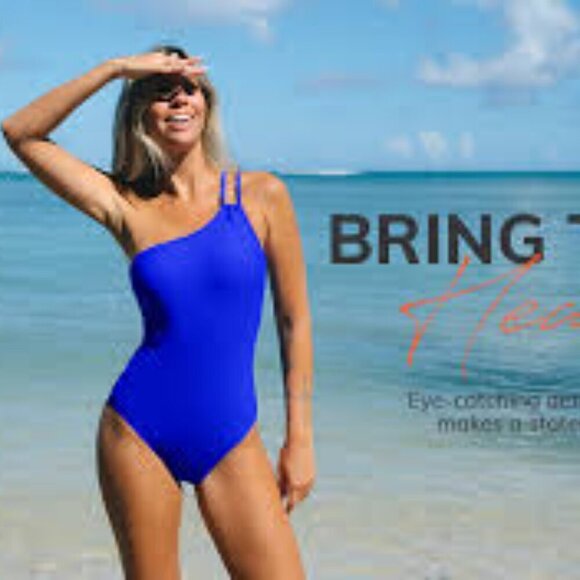 Italian Voyage Shell Charm Lace-Up One Piece Swimsuit - Picture 9 of 9